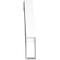 Ekena Millwork 5 1/2-in. W x 36-in. D x 36-in. H Balboa Architectural Grade PVC Knee Brace BRCP055X36X36BOA - alternate 4